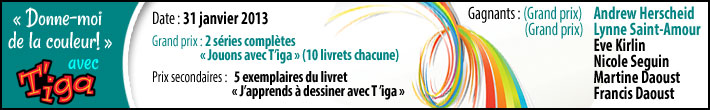 « Donne-moi de la couleur! » avec T’iga