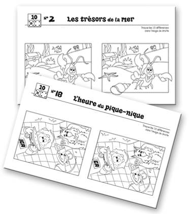Jouons avec T’iga - 10 différences