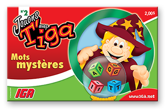 Jouons avec T’iga - Mots mystères