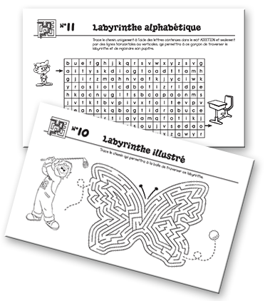 Jouons avec T’iga - Jeux de labyrinthes