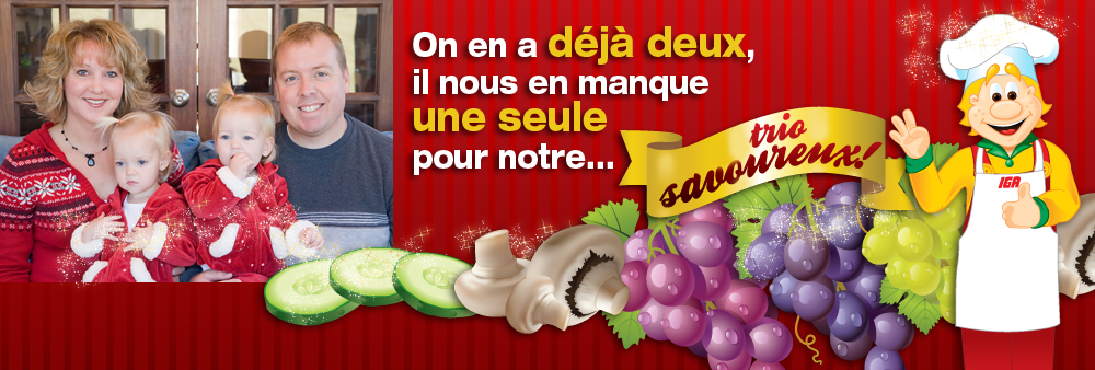 Le trio savoureux!